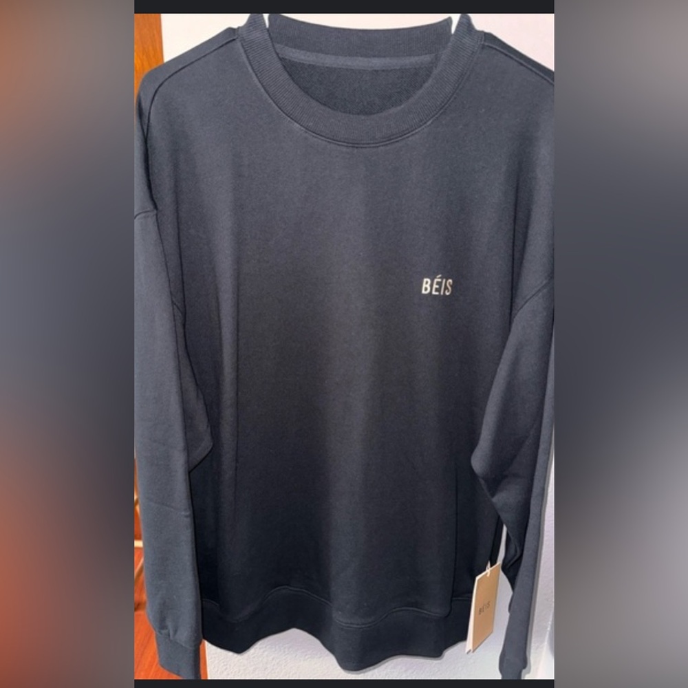 BÉIS- The Sweatshirt in Black , Size Large NWOT - Picture 8 of 9
